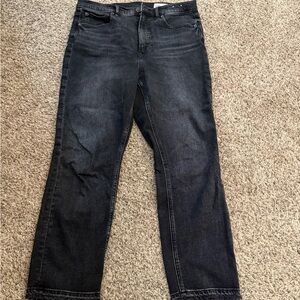 GAP Women's Black Straight Leg Jeans